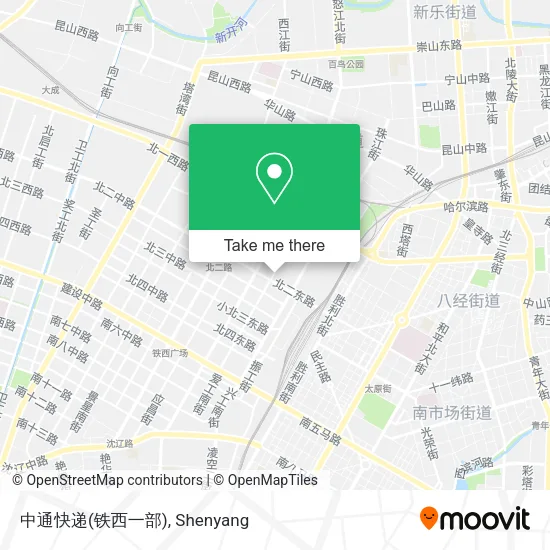 中通快递(铁西一部) map