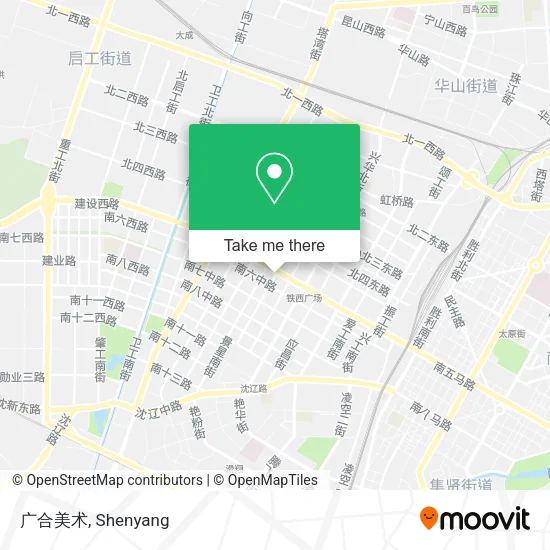 广合美术 map