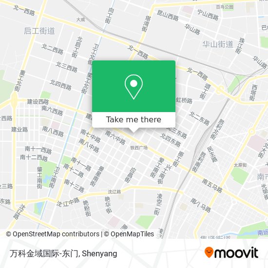 万科金域国际-东门 map