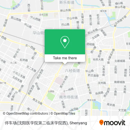 停车场(沈阳医学院第二临床学院西) map