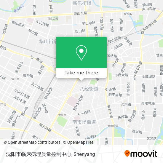 沈阳市临床病理质量控制中心 map