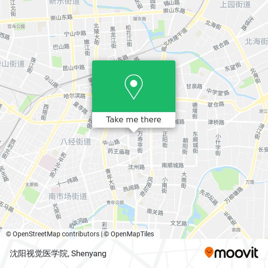 沈阳视觉医学院 map