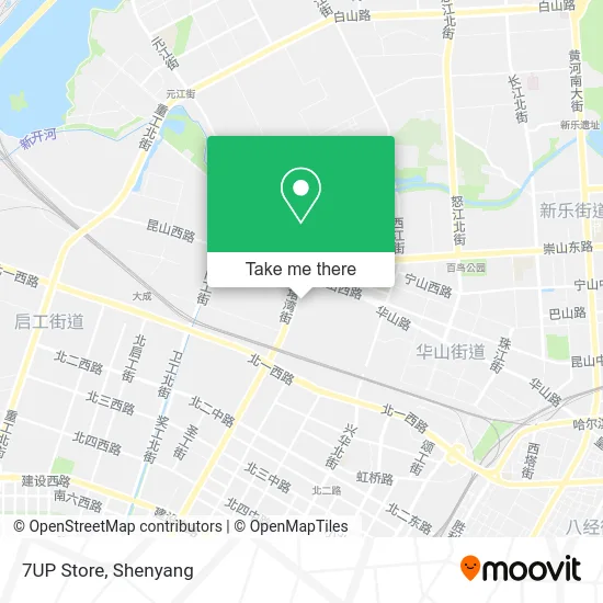 7UP Store map