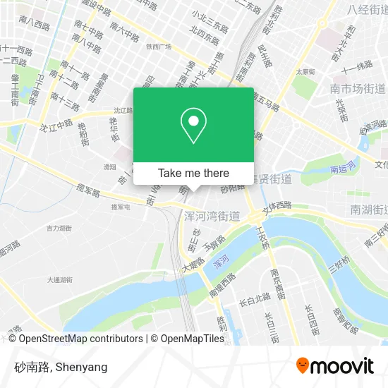 砂南路 map