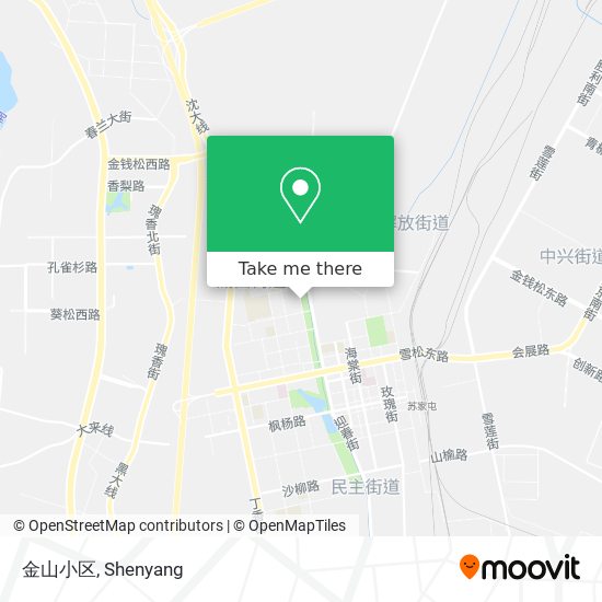 金山小区 map