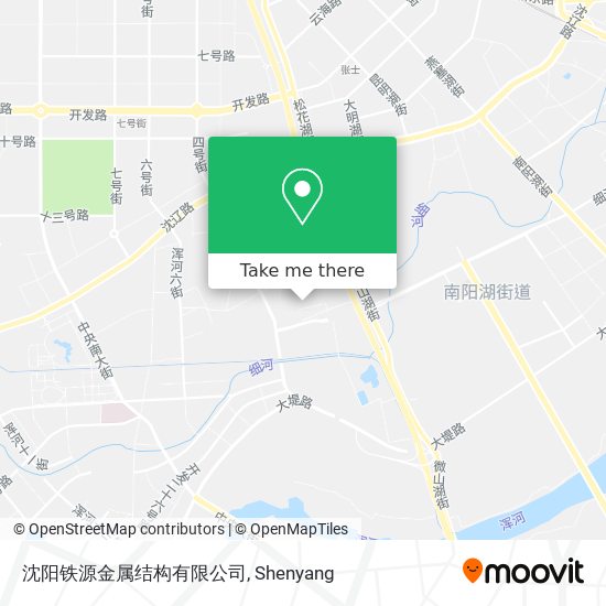 沈阳铁源金属结构有限公司 map