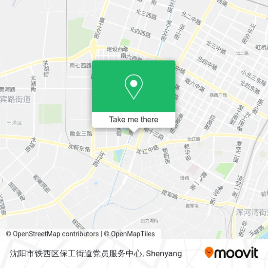 沈阳市铁西区保工街道党员服务中心 map