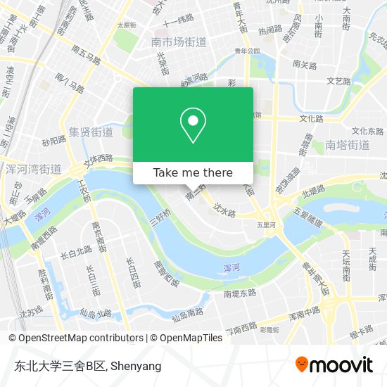 东北大学三舍B区 map