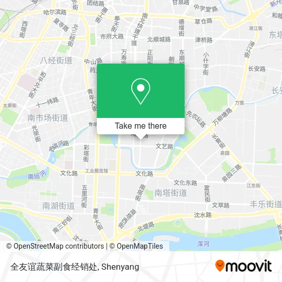 全友谊蔬菜副食经销处 map
