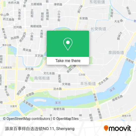 源泉百事得自选连锁NO.11 map