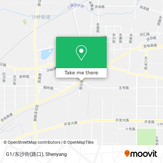G1/东沙街(路口) map