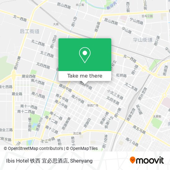 Ibis Hotel 铁西 宜必思酒店 map