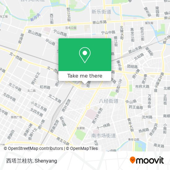 西塔兰桂坊 map