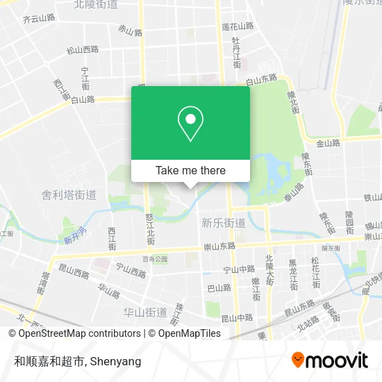 和顺嘉和超市 map