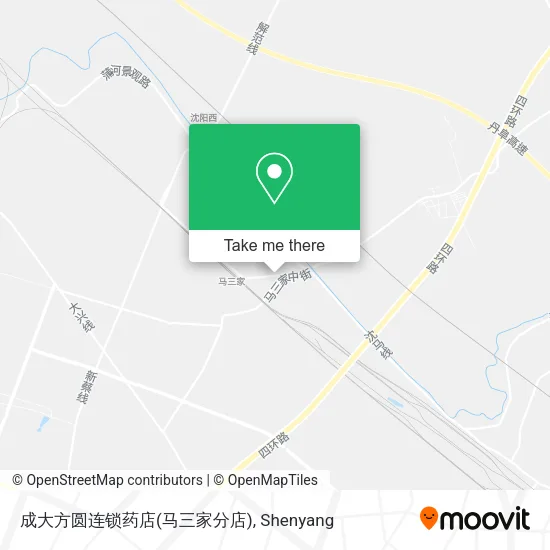 成大方圆连锁药店(马三家分店) map