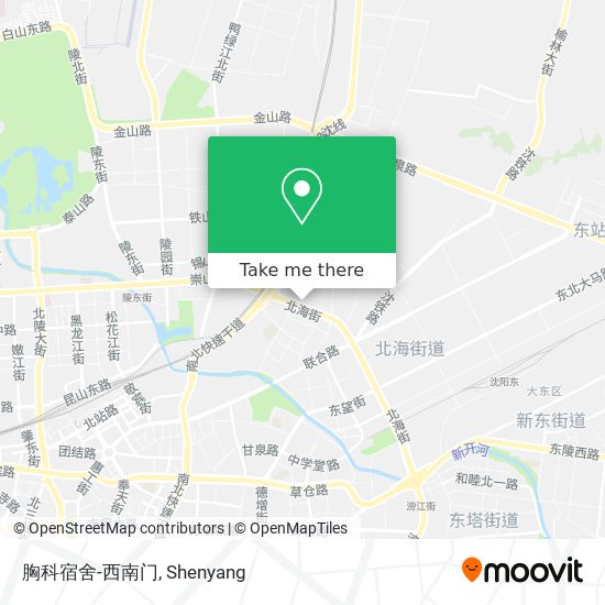 胸科宿舍-西南门 map