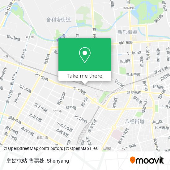 皇姑屯站-售票处 map