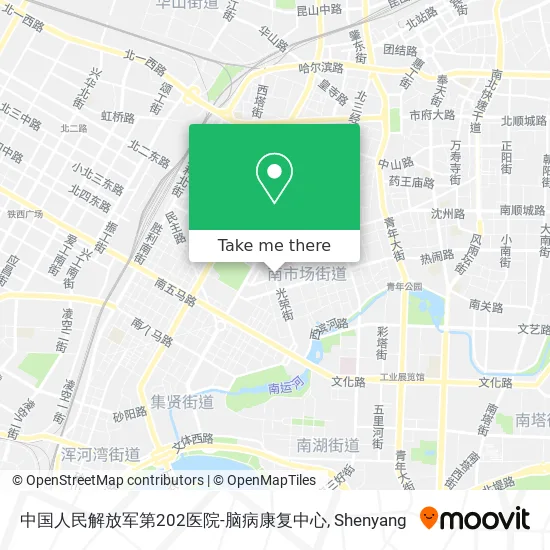 中国人民解放军第202医院-脑病康复中心 map