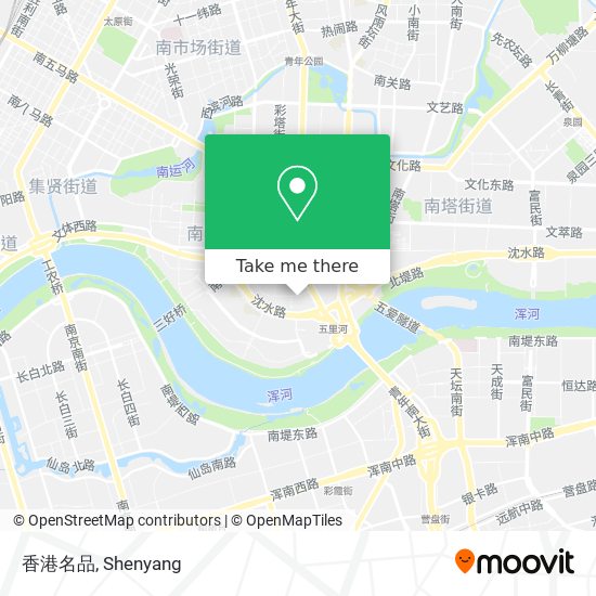 香港名品 map