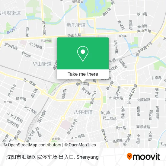 沈阳市肛肠医院停车场-出入口 map