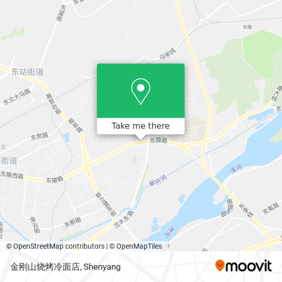 金刚山烧烤冷面店 map