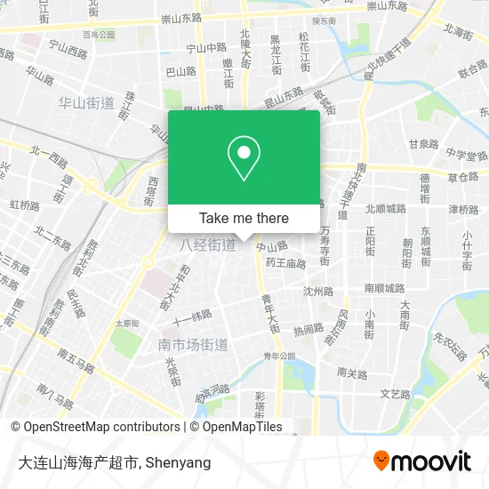 大连山海海产超市 map