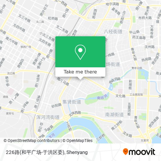 226路(和平广场-于洪区委) map