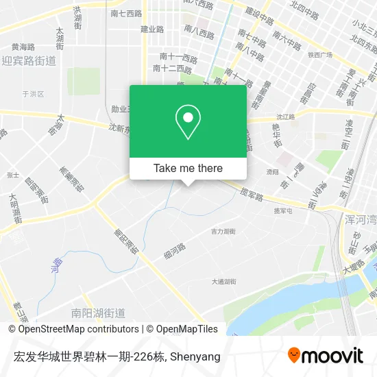 宏发华城世界碧林一期-226栋 map