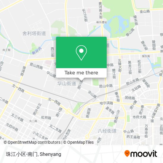 珠江小区-南门 map