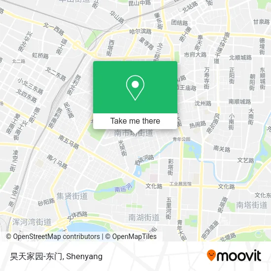 昊天家园-东门 map