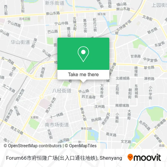 Forum66市府恒隆广场(出入口通往地铁) map