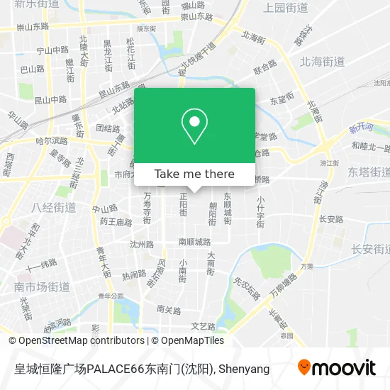 皇城恒隆广场PALACE66东南门(沈阳) map