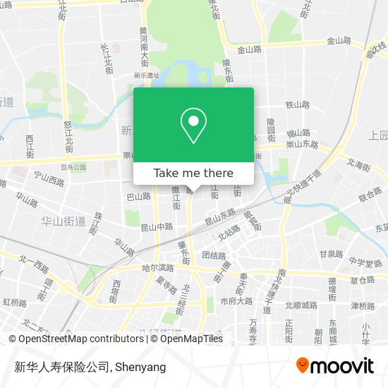 新华人寿保险公司 map