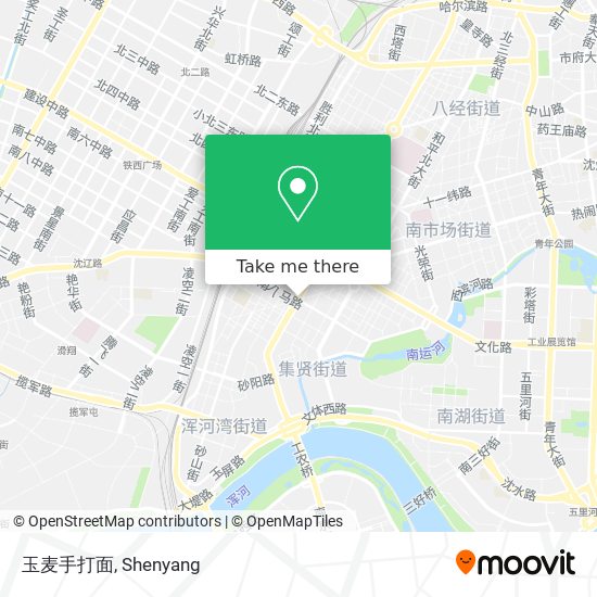 玉麦手打面 map