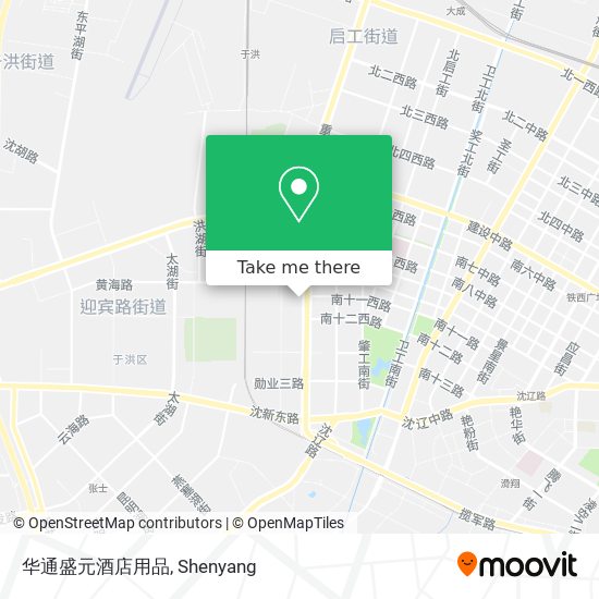 华通盛元酒店用品 map