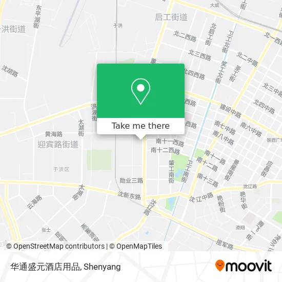 华通盛元酒店用品 map