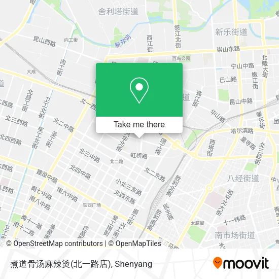 煮道骨汤麻辣烫(北一路店) map
