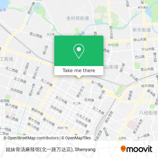 姐妹骨汤麻辣馆(北一路万达店) map