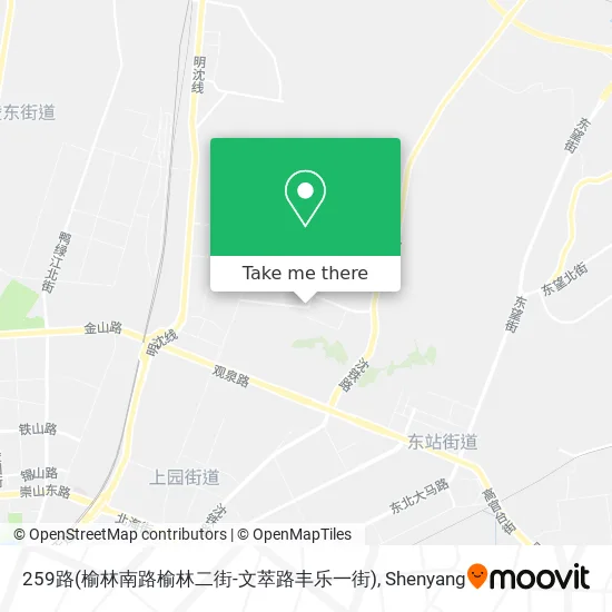 259路(榆林南路榆林二街-文萃路丰乐一街) map
