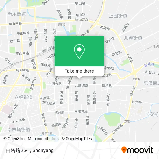 白塔路25-1 map