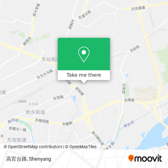 高官台路 map