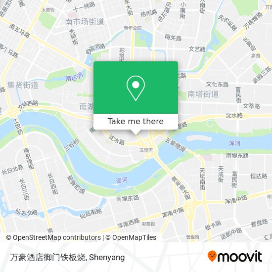 万豪酒店御门铁板烧 map