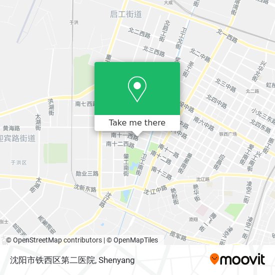 沈阳市铁西区第二医院 map