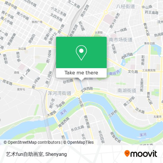 艺术fun自助画室 map