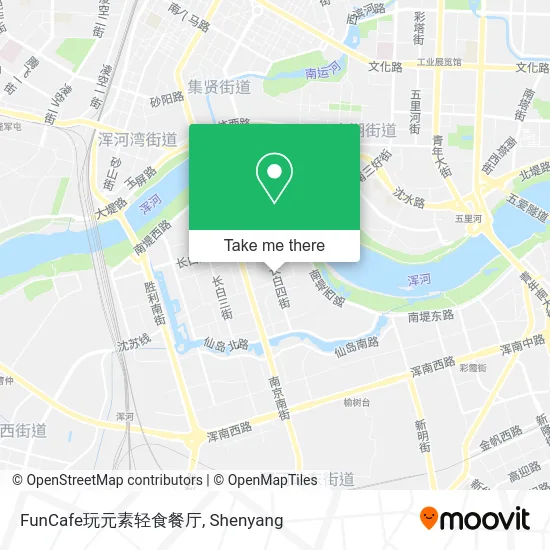 FunCafe玩元素轻食餐厅 map