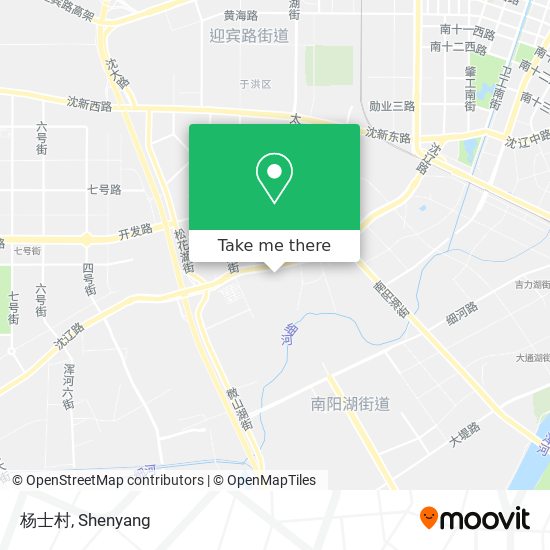 杨士村 map