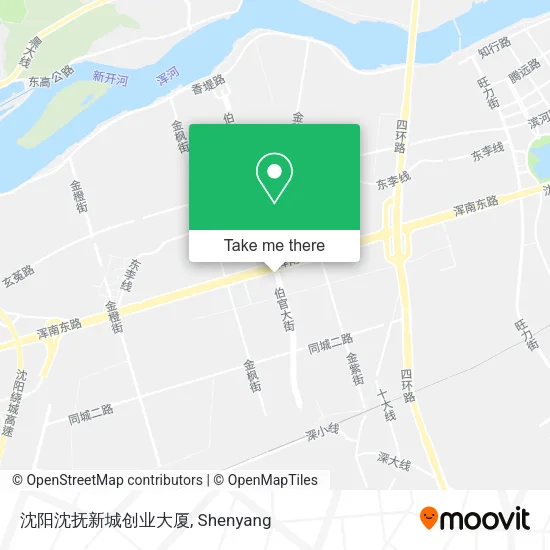沈阳沈抚新城创业大厦 map