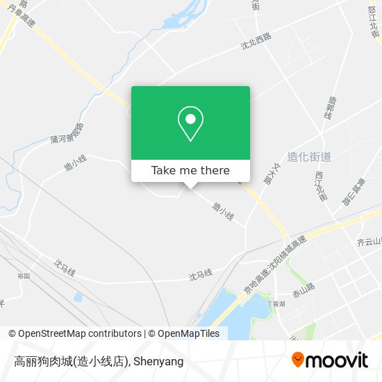 高丽狗肉城(造小线店) map