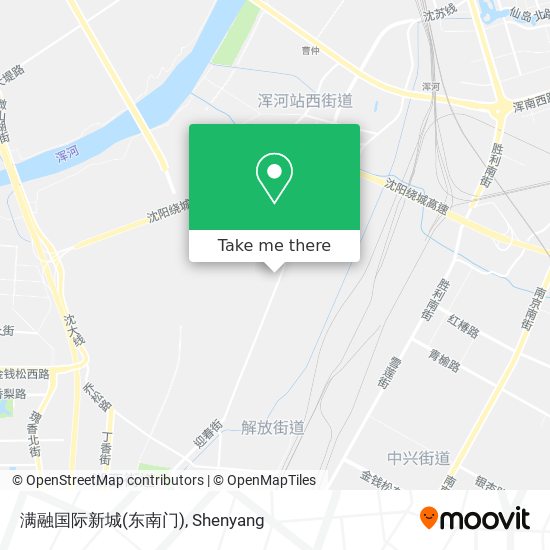 满融国际新城(东南门) map