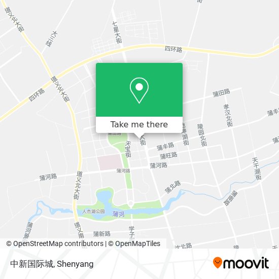 中新国际城 map